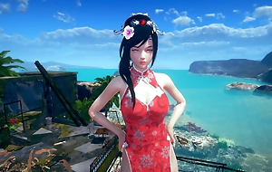 AI Shoujo Japanese beauty Ling connected with realistic 3D animated lovemaking with multiple orgasms UNCENSORED
