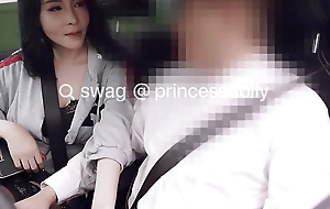 Shtick taxi-cub Fuck Asian passenger princessdolly with Stygian stockings. SWAG.live DS-0002