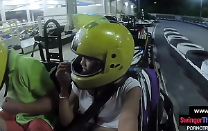 Go karting at render unnecessary big ass Thai teen inferior girlfriend and marketable fleshly knowledge research