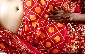 Red Saree Sonali Bhabi Sex Away from Local Boy ( Official Video Away from Villagesex91)