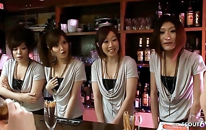 Swinger Mating Orgy far Petite Asian Teens in Japanese Club