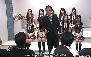 Japanese schoolgirls do some grotty stuff by way of the idol competition