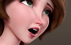 Big Hero 6 - Aunt Cass First Time Anal (Animation all over Sound)