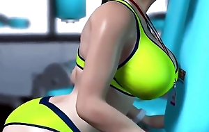 Big tit gym girl trainer - Hentai 3D 12