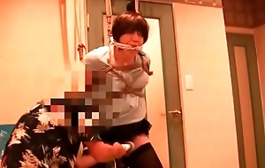 Jyosoukofujiko became a model of sm bondage play  at love hotel