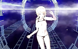 Genshin Impact - Lumine - Cute Dance In XXX Black Panties + Sex Scenes (3D HENTAI)