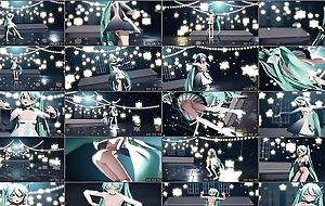 Cute Miku Sparking Akin to Will not hear of Sexy Boxer shorts + Gradual Undressing (3D HENTAI)
