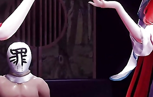 Genshin Impact - Dispirited Dance + Hot Threesome (3D HENTAI)