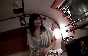 Horny Japanese girl Kyoko Maya in Crazy car, couple JAV scene