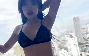 Emma Thai Did Sexy Teasing in Lingerie with Great City News