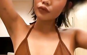 Emma Thai Tease in Sexy Bikini in Room added to in the sky Swimming Pool