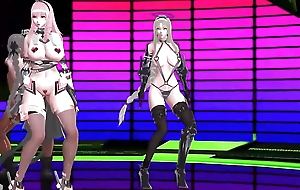 Huge Tits Bunny Girls + Sex (3D HENTAI)
