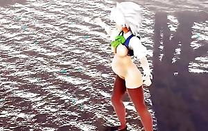 Sexy Pregnant Damsel - Hot Dance (3D Hentai)