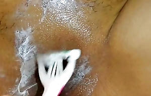 Hot Sri Lankan girl Shaving her Niggardly pussy and FUCKED Fast surrounding BEST FRIEND