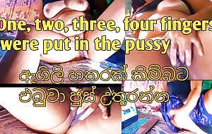 One, two, three, yoke fingers were gather in the pussy