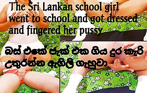 Burnish apply Sri Lankan tutor unladylike went to tutor and got dressed and fingered their way pussy