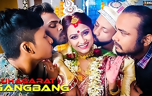 GangBang Suhagarat - Besi Indian Wife Most assuredly 1st Suhagarat surrounding A handful of Husband ( Running Movie )