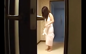 Hot Japanese Wife Fucks Her Young Chum