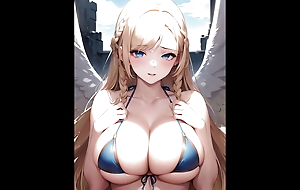 Hentai Anime Artistry Generated by Ai: Bait of Angels and Demons 1