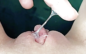 feminine pov masturbate shaved dripping wet juicy pussy and finger fuck close up