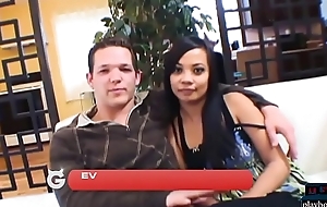 Real amateur interracial couples having sex on camera