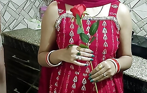 Indian desi saara bhabhi teach despite that to celebrate valentine's day with devar ji hot with an increment of sexy hardcore fellow-feeling a amour ballpark coitus selfish pussy