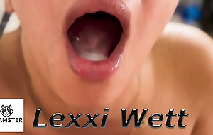 Randy Asian Pinay Cum Swallower with Butt Ballyhoo and Nipple Clamps! Lexxi Wett
