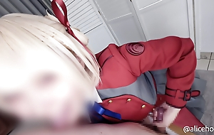 Lycoris recoil Chisato cosplaying passionate raw sex hentai video.