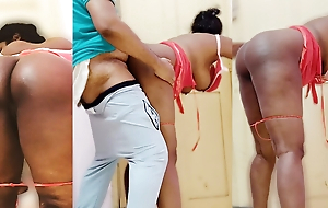 Indian Tamil Wife Fragment Undress Body In all directions Courier Boy Doggy Style, Big Ass girl Cowgirl Sexual congress