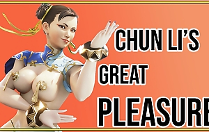 Chun Li's great pleasure.