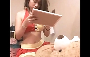 Hot girl with Teddy