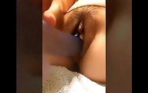 Young spoil fucks her pussy on camera