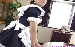 Crummy Natsumi is a hot Asian maid getting into cosplay sex