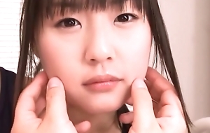 Nice Asian teen Tsubomi in swimsuit fingering pov simulate