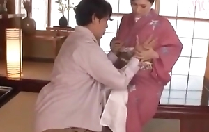 Japanese Mother Fucking In Kimono nearby Lassie