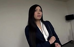 Asian Secretary nearby Pantyhose coupled with Toffee-nosed Heels Molested