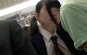 Composite of Hawt Teen Japanese Schoolgirls Being Molested