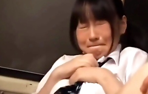Schoolgirl (Kotomi Asakura) sex on bus