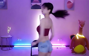Korean girl dancing