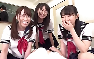 Young Japanese Schoolgirl Slut Babes Congested Ripen