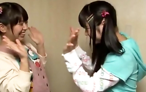 Crazy Japanese chick Mamiru Momone, Mina Yoshii in Unbelievable Fingering, Facial JAV video