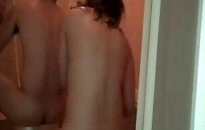 cuckold wife with strenger in bathroom 1