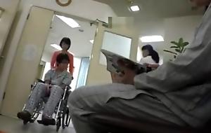 Japanese sweeping cheating during hospital visit groped across unmoved by