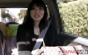 Petite Japanese MILF Kazue Yabuta Gets Soaking POV Creampie