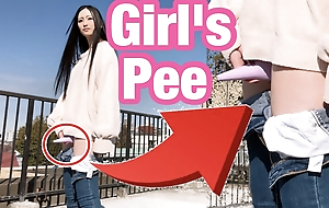 Japanese girl can pee just about standing up lol Surcease pissing, I enjoyed masturabation just about the of age toy!