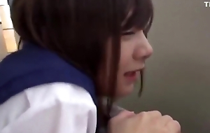 Young Japanese Schoolgirl Teen With Tiny Pain in the neck Fucked