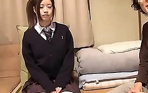 Temper Of Cute Teeny-weeny Japanese Teens In Schoolgirl Uniform Getting Fucked