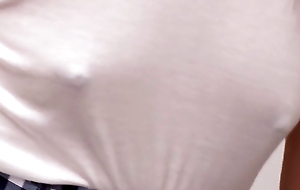Haru Aizawa :: Attracting No-bra Nipples - CARIBBEANCOM